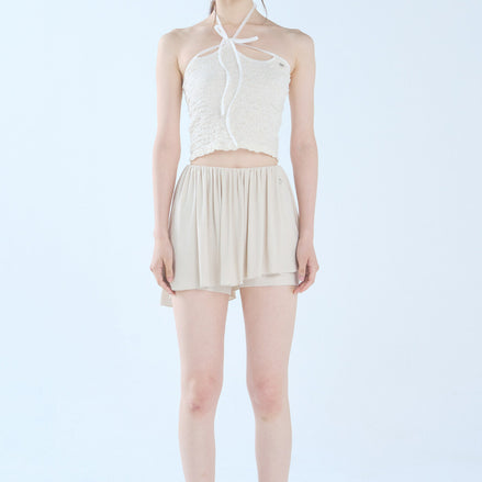 pain or pleasure - ORCHID TUBE TOP (CREAM)