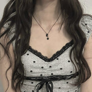 OFUSE - black rabbit necklace