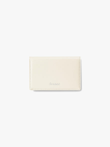 CRINKLE SOFT CARD CASE (VANILLA)