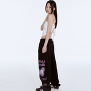 939 [Archive Bold X Stumpynee] DOODLE SWEAT PANTS (BLACK)