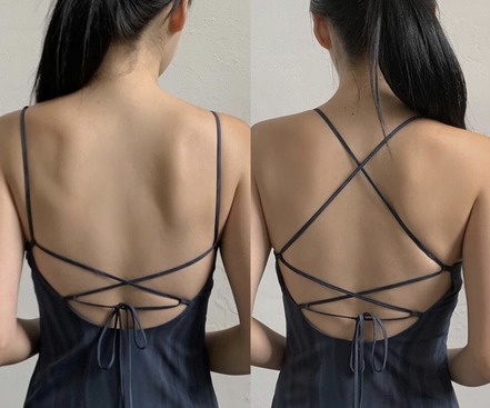 (現貨) KR DYE TIED SCARF ONE PIECE NAVY