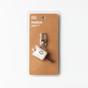 tanning marsh keychain