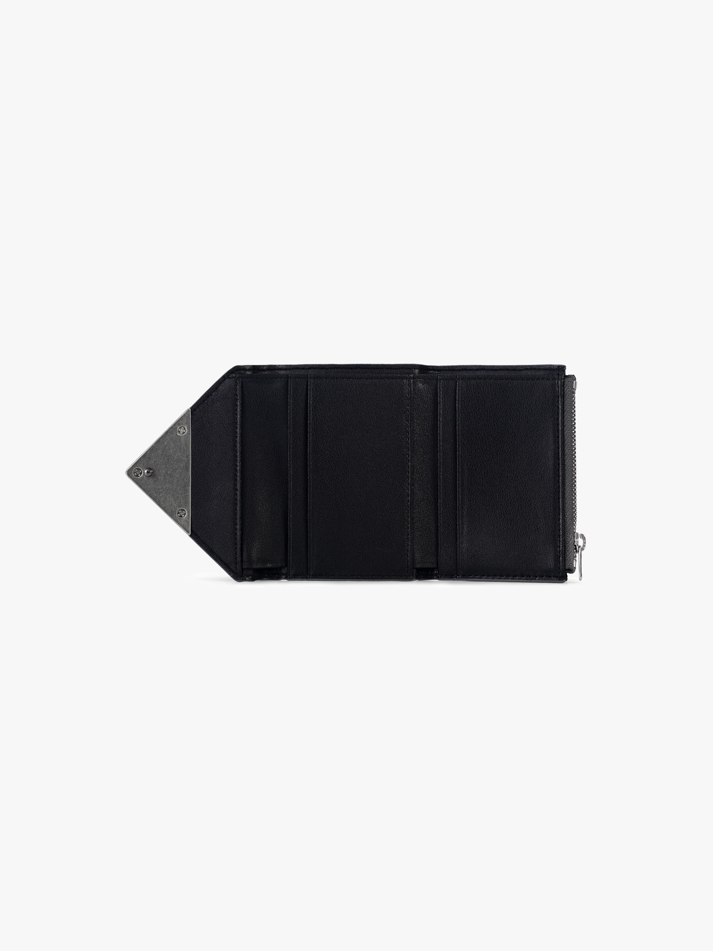 MATT TRIANGLE WALLET (METAL GREY)