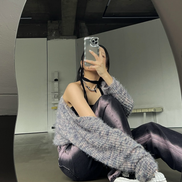 KR MIXED CROP CARDIGAN (5 COLORS)