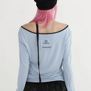 BAD BLOOD - ONE THING LONG SLEEVE TEE (LIGHT BLUE)
