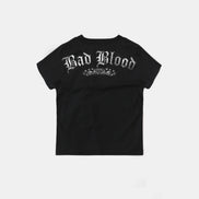 Bad Blood - crack print t-shirt (Black)