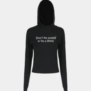 (現貨) badblood - Don’t Be Scared Slim Hoodie - Black