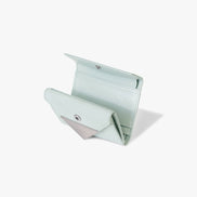CRINKLE TRIANGLE DOCO WALLET (PALE MINT)