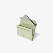 CRINKLE TRIANGLE DOCO WALLET (PISTACHIO)