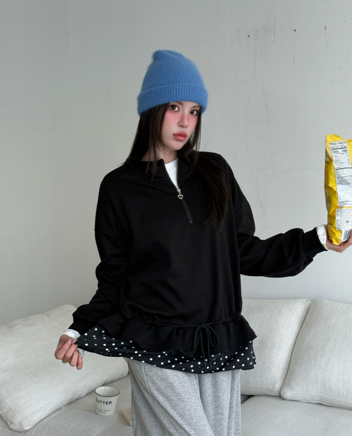 KR DOTIE SWEATSHIRT (5 COLORS)