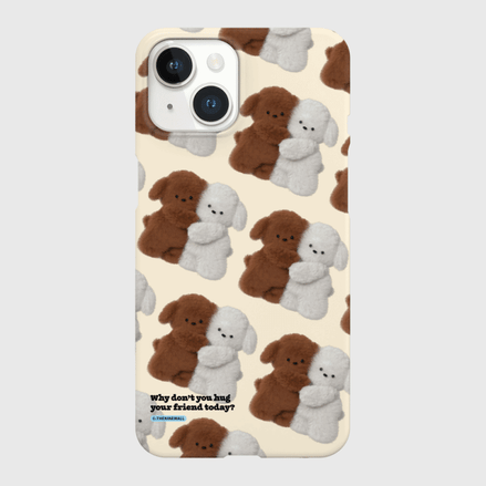 THE NINE MALL - pattern hug puppy 硬殼