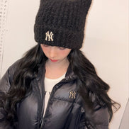 (KARINA同款) MLB CAT BEANIE (BLACK)
