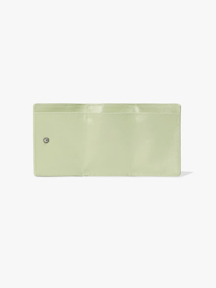 CRINKLE HALFMOON MINI WALLET (PISTACHIO)