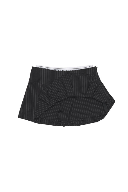 [NIGNING同款] Peekaboo Lowrise Skort Black Pin Stripe [NIGNING同款]