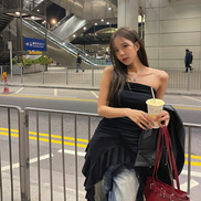 KR RUFFLE TOP TUBE (2 COLORS)