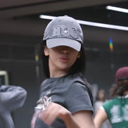 [YUJIN同款] HUG friends cap (Charcoal)