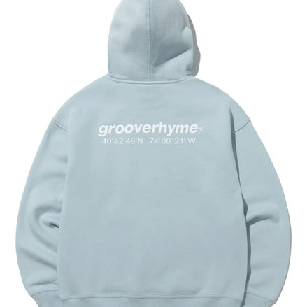 (現貨) groove rhyme - location hoodie (sky)