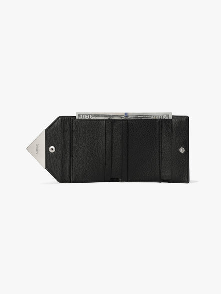 TRIANGLE DOCO WALLET (PEBBLE BLACK)