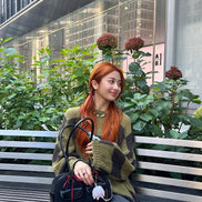 [YUNJIN同款]Chubby Bag Combi (BLACK)