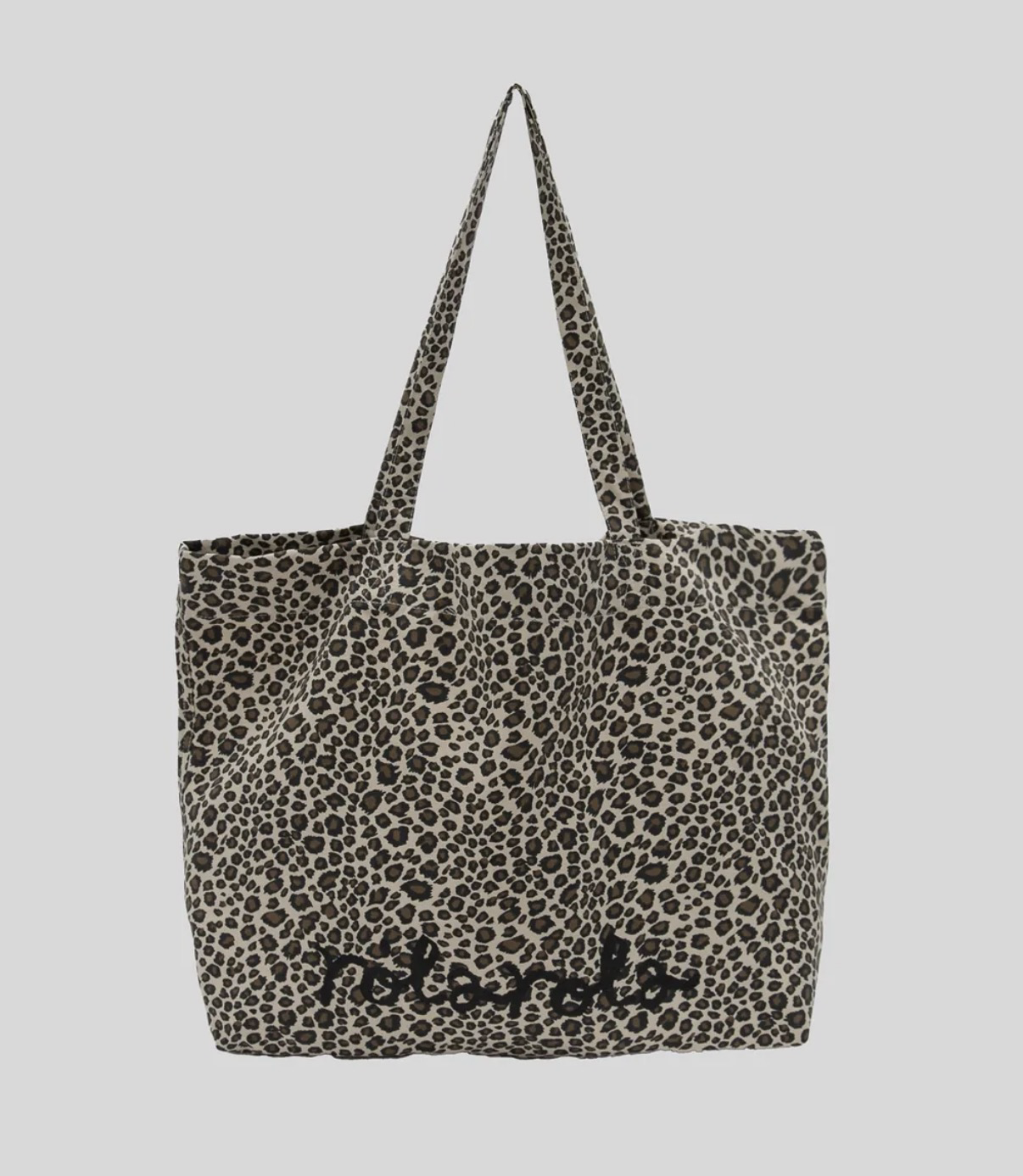 MAISON DE ROLA LEOPARD SHOULDER BAG (BEIGE)