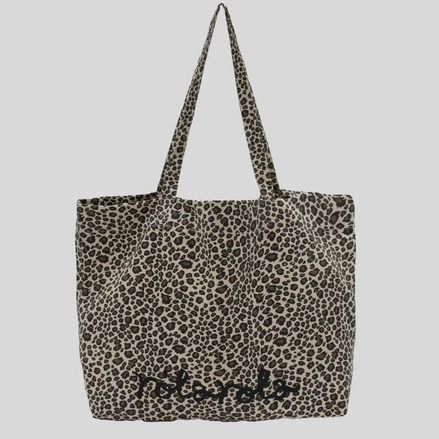 MAISON DE ROLA LEOPARD SHOULDER BAG (BEIGE)