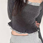 KR DOTTIE RIBBON TOP (3 COLORS)