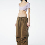 SCULPTOR - Bivious Underboob Crop Top (Pink)