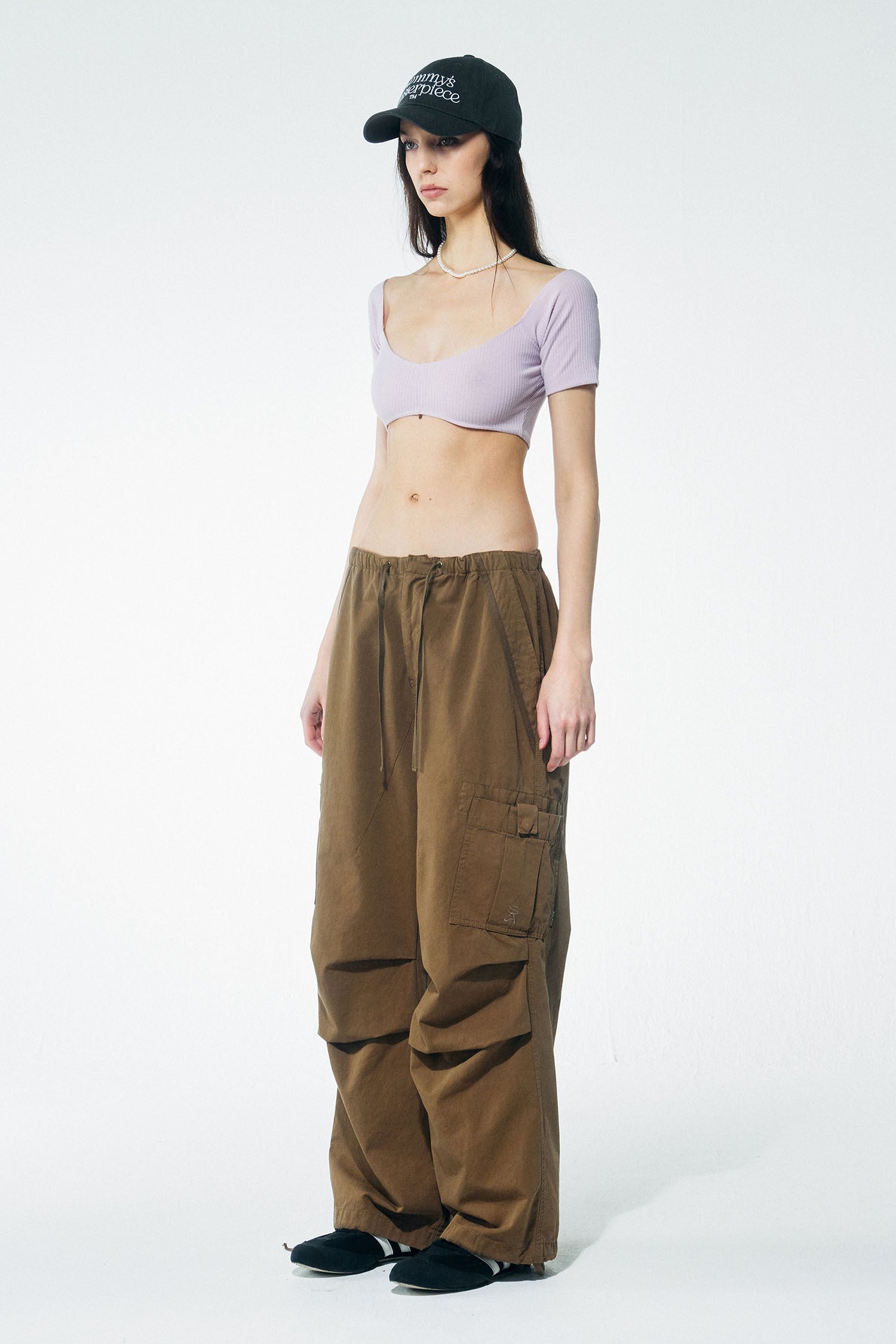 SCULPTOR - Bivious Underboob Crop Top (Pink)