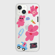 THE NINE MALL -windy painting sticker 透明軟殼