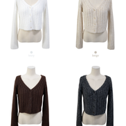 KR WARMY CROP CARDIGAN (4 COLORS)