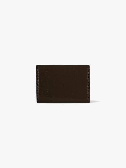 CRINKLE HALFMOON MINI WALLET (ESPRESSO)