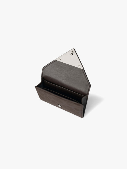 TRIANGLE NAME POCKET (LEOPARD BROWN)