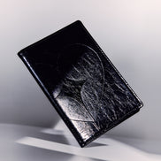 HEARTY PASSPORT CASE (BLACK)