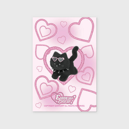 (現貨) EARP EARP - GLITTER HEART CHICHI-PINK POSTCARD