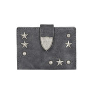 illigo - western accordion card wallet (charcoal)