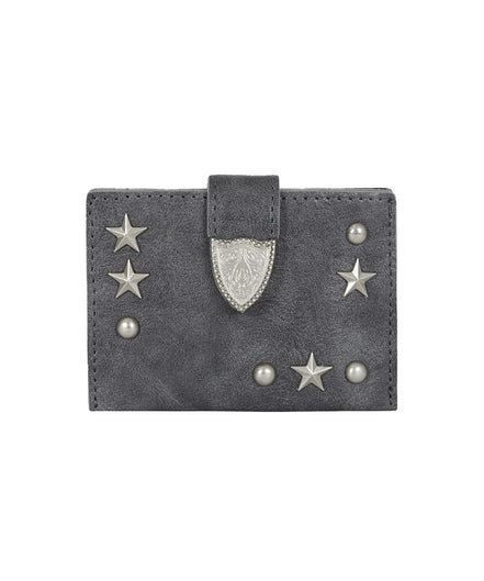 illigo - western accordion card wallet (charcoal)