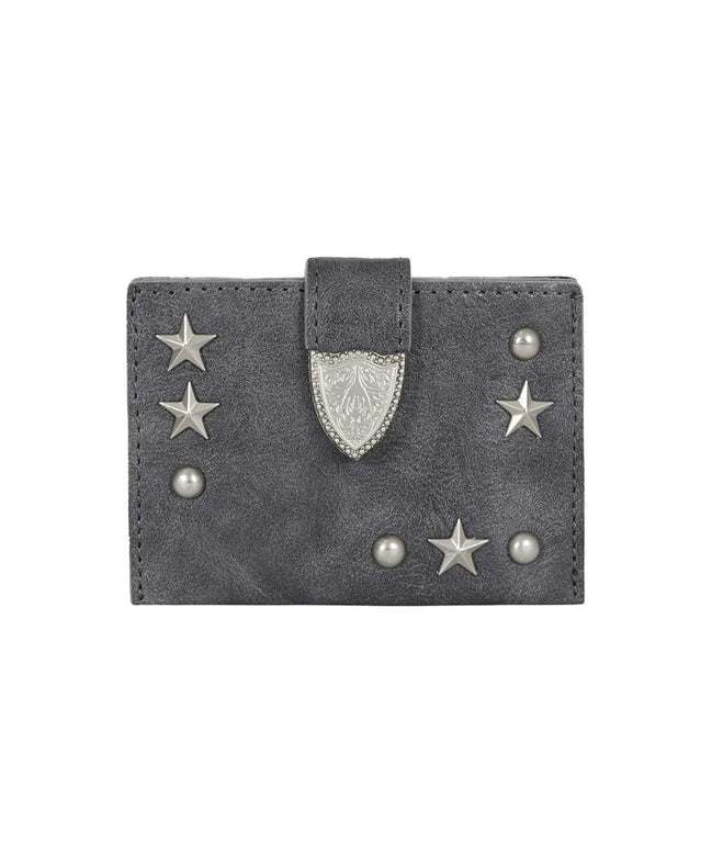 illigo - western accordion card wallet (charcoal)