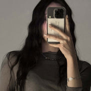 OFUSE - pearl drop bracelet(rose)