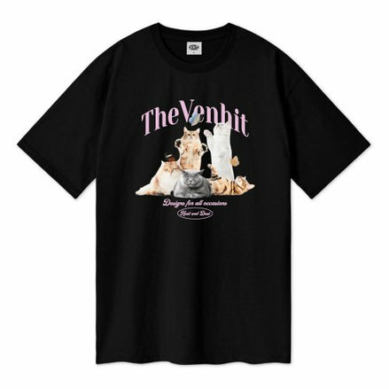 VENHIT -  CATS TEE 4 COLORS