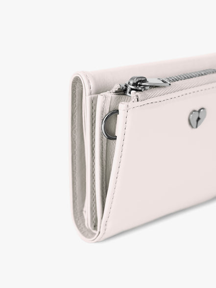 HEARTY ZIPPER WALLET (BLOSSOM)