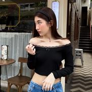 (現貨) TH MARIA LACE TOP (BLACK)