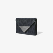 MATT TRIANGLE WALLET (LEOPARD NAVY)