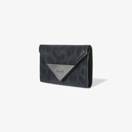 MATT TRIANGLE WALLET (LEOPARD NAVY)