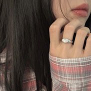 OFUSE - volume heart ring