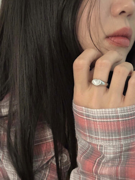 OFUSE - volume heart ring