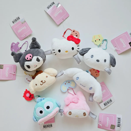 🇰🇷sanrio head keychain
