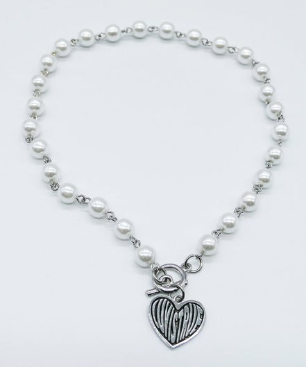 LUVISTRUE -  IN PEARLS CHOKER(SILVER)