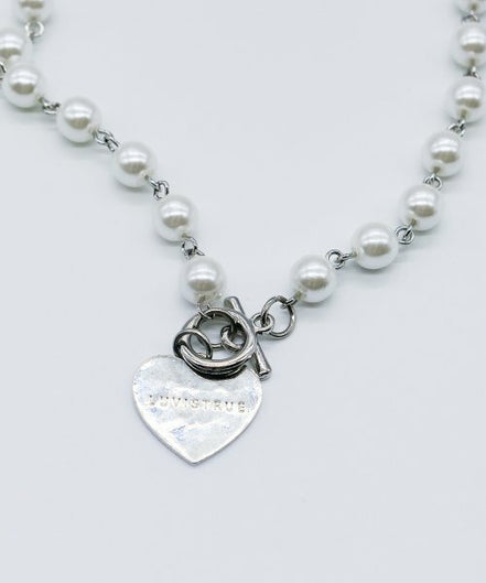 LUVISTRUE -  IN PEARLS CHOKER(SILVER)