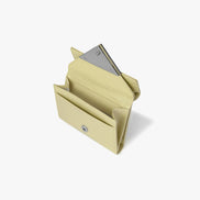 CRINKLE TRIANGLE DOCO WALLET (SOFT OLIVE)