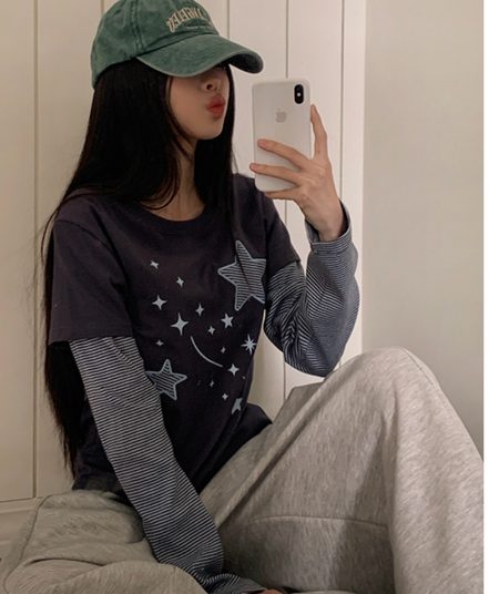 KR STARS STRIPE TSHIRT (4 COLORS)
